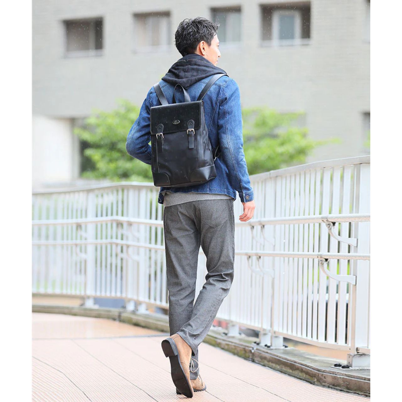 40代男性のリュックのダサくないおしゃれなコーディネート例