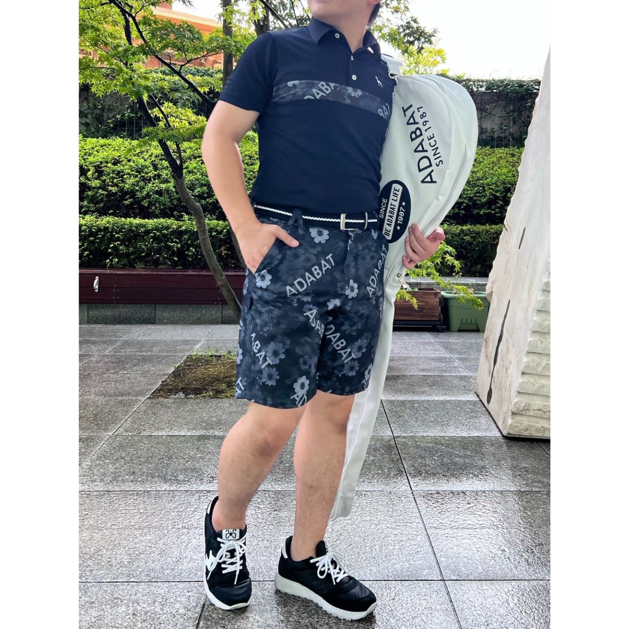 メンズのアダバットのダサくないおしゃれなコーディネート例
