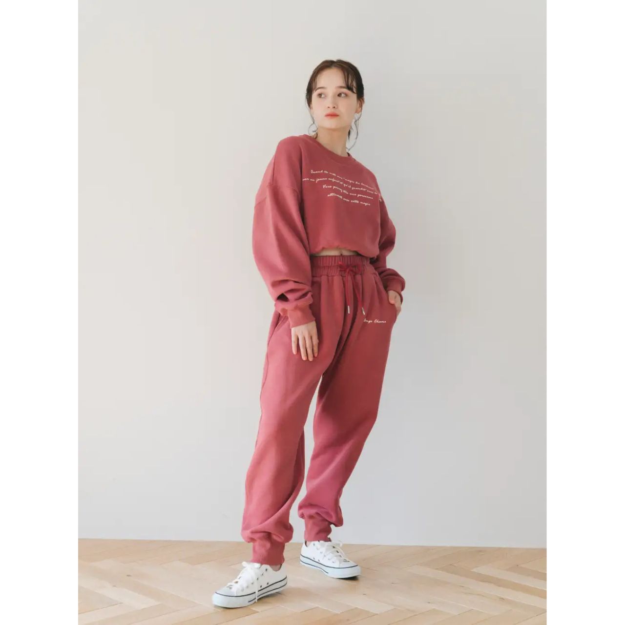辻希美 アンジュシャルム スウェット上下セット - メルカリ
