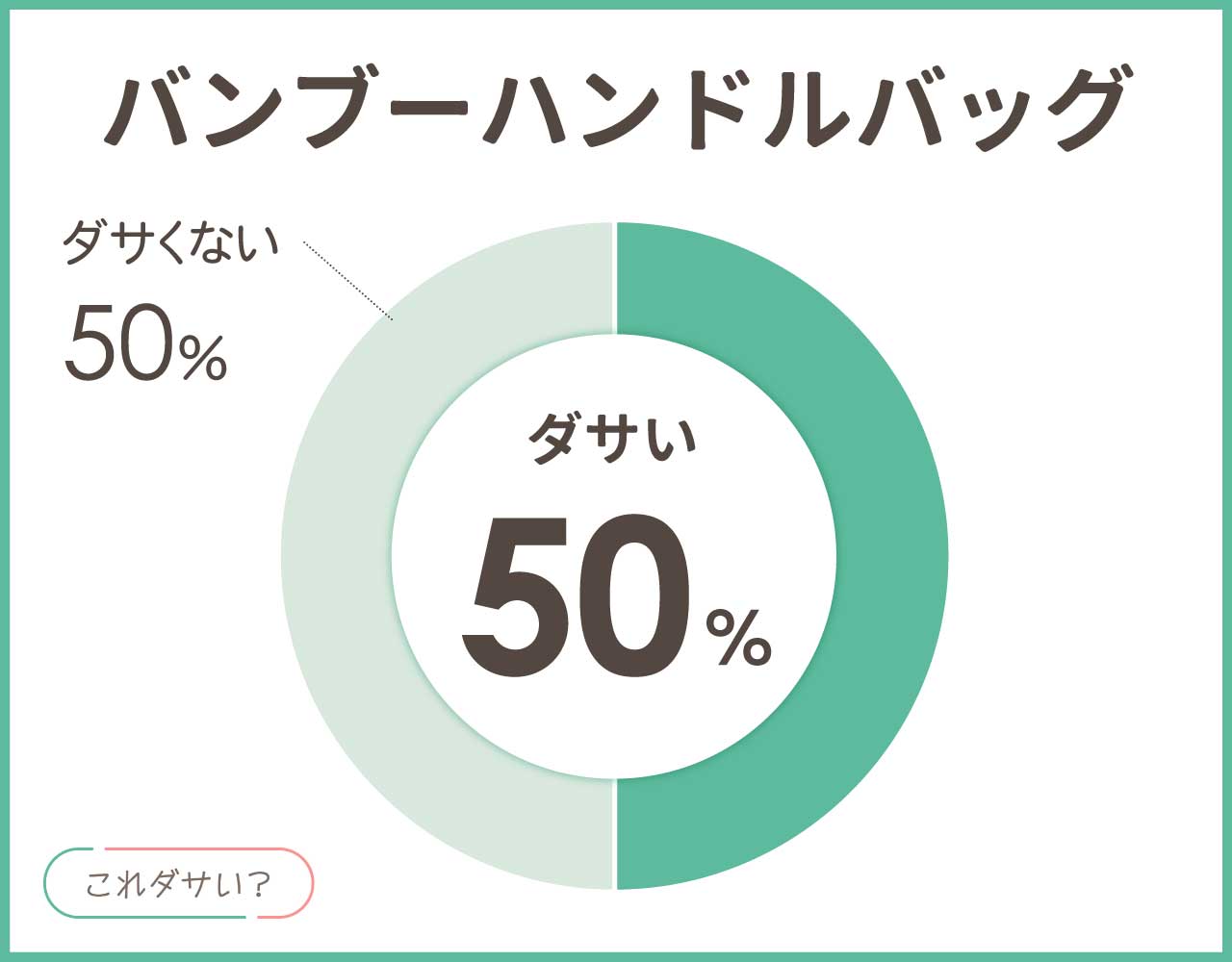 バンブーハンドルバッグはダサいし痛い？冬も大丈夫？見本のコーデ6選！