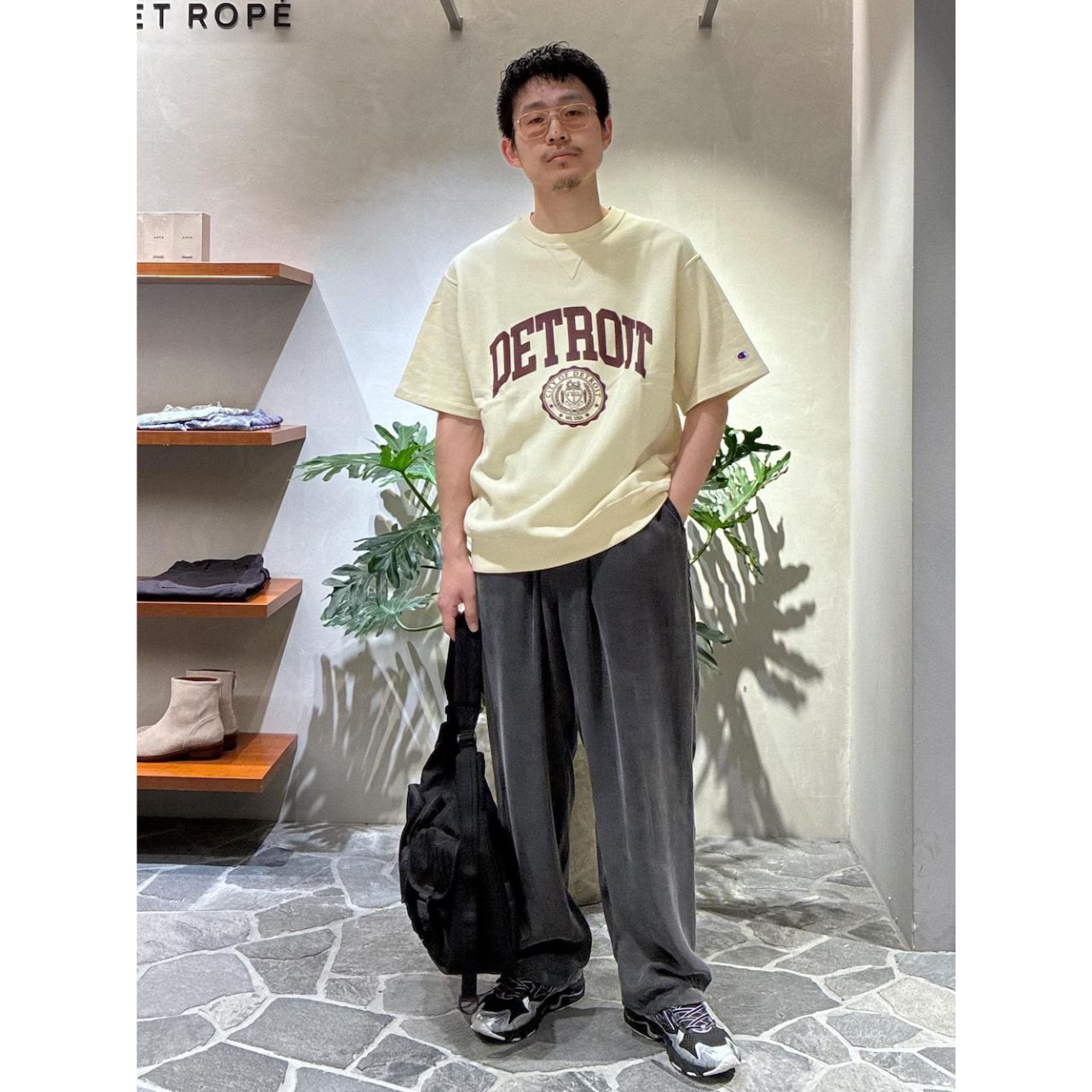 メンズのバイシクロンのバッグのダサくないおしゃれなコーディネート例
