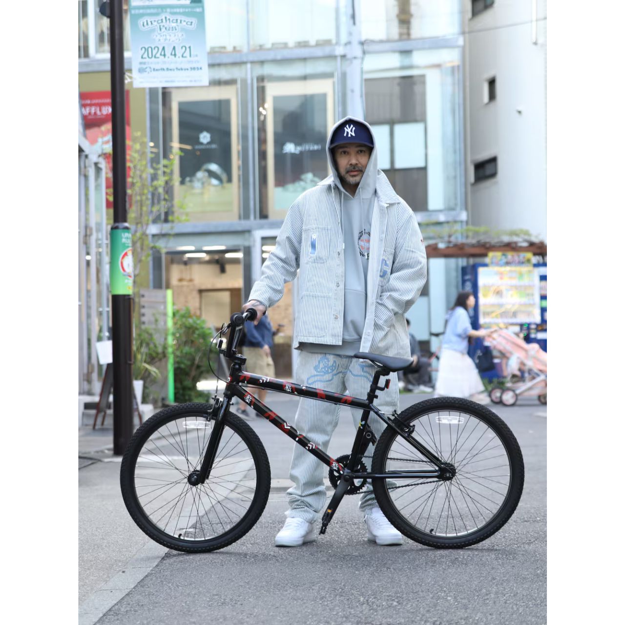 メンズのBMXの街のがおしゃれなコーディネート例