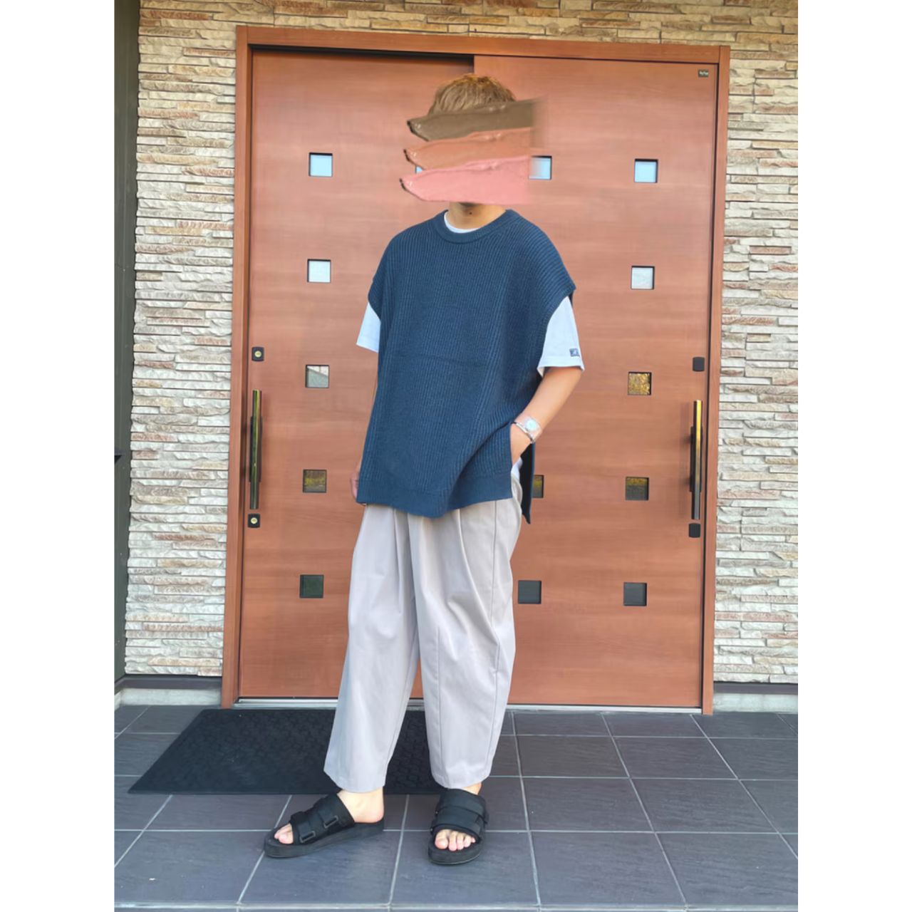 メンズのボカニーのダサくないおしゃれなコーディネート例
