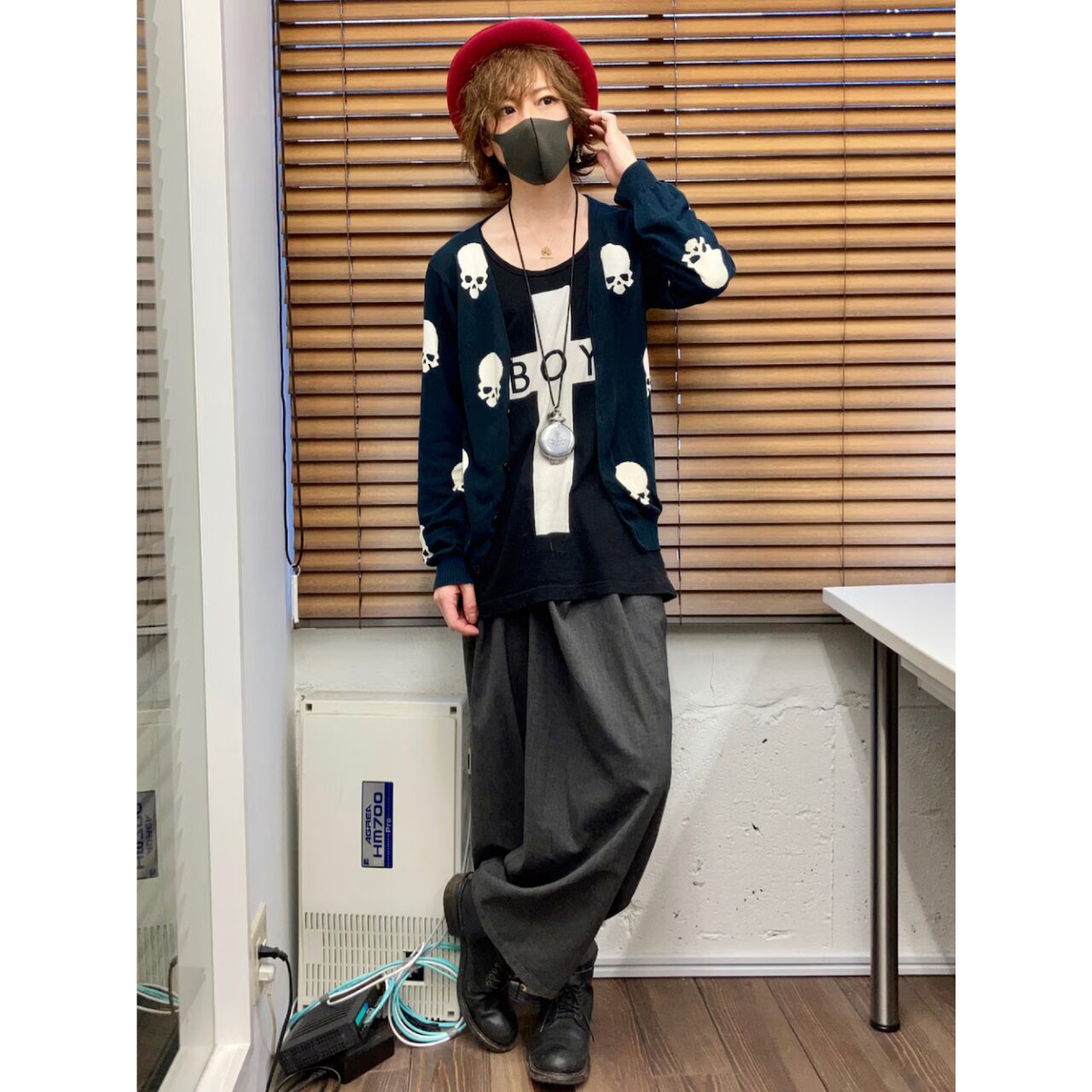 メンズのボーイロンドンのダサくないおしゃれなコーディネート例
