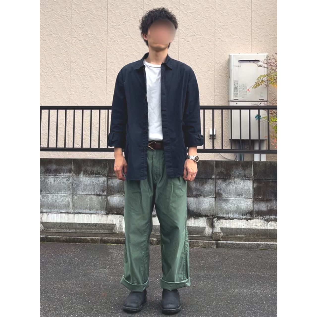 メンズのブランドストーンのダサくないおしゃれなコーディネート例
