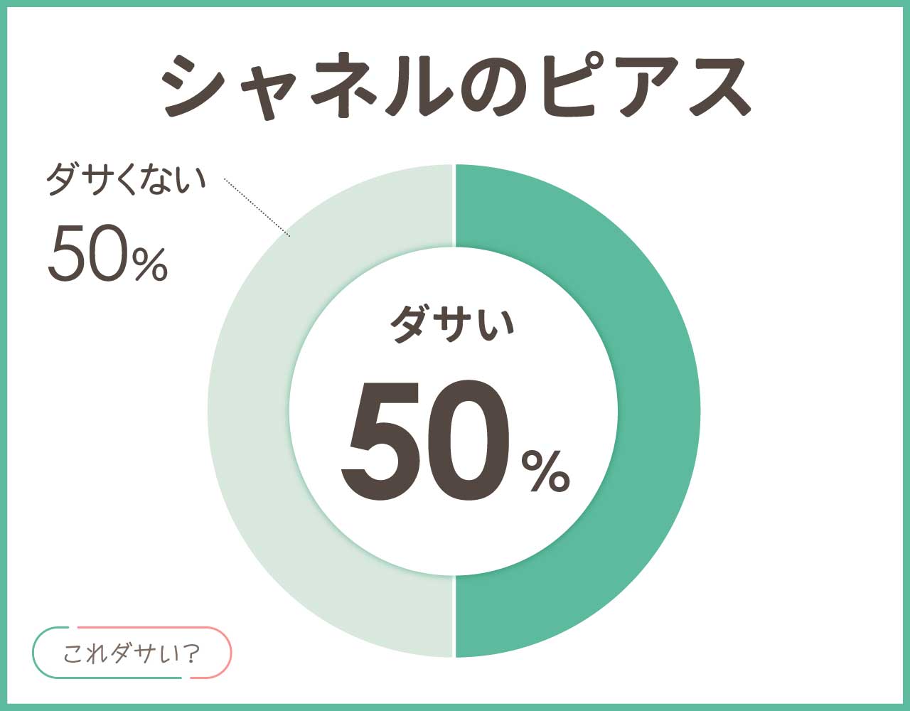 シャネルのピアスはダサい？つけてる人のイメージは？おしゃれアイテム8選！