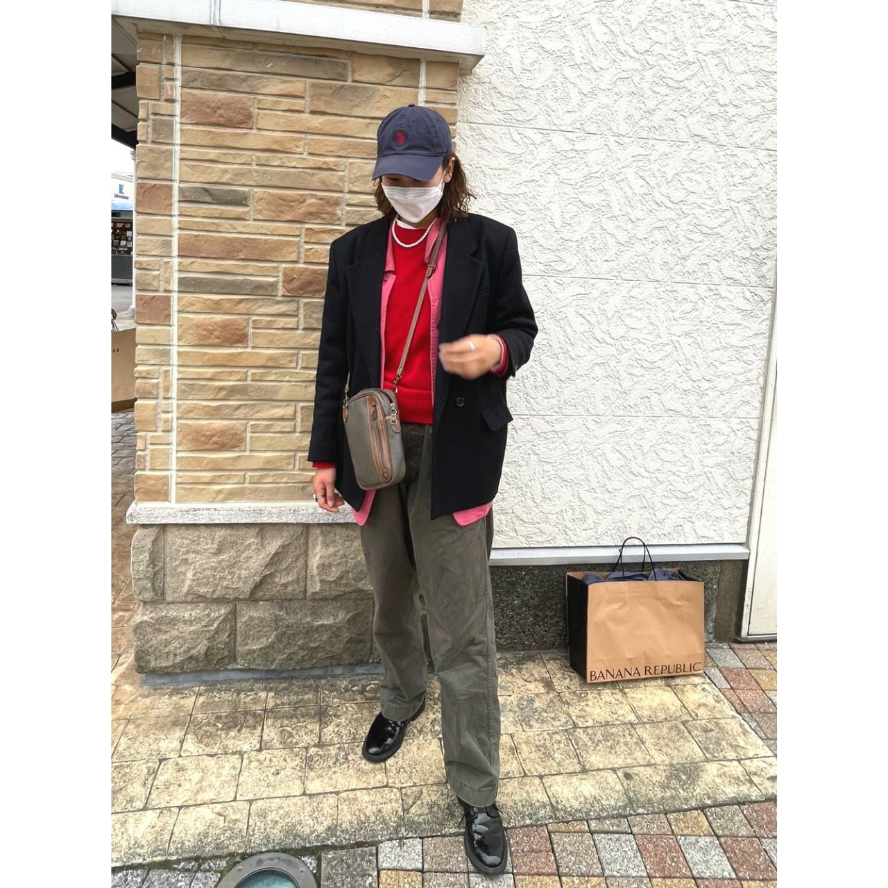 レディースのシャルルジョルダンのバッグやショルダーのおしゃれなコーディネート例
