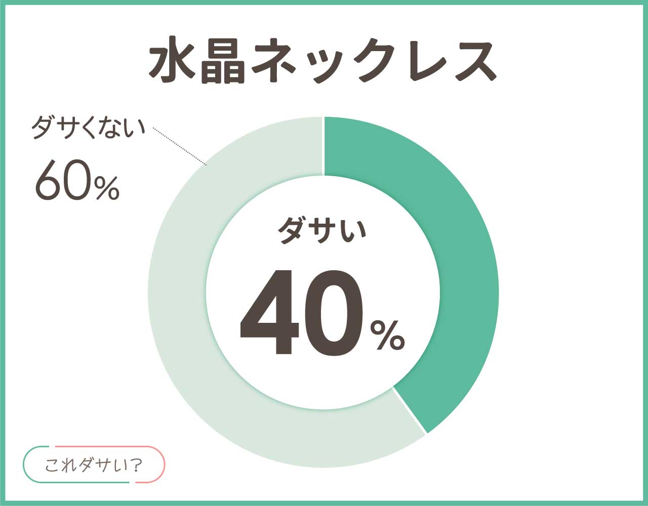 水晶ネックレスはダサい？普段使いにもおしゃれなアイテム4選！