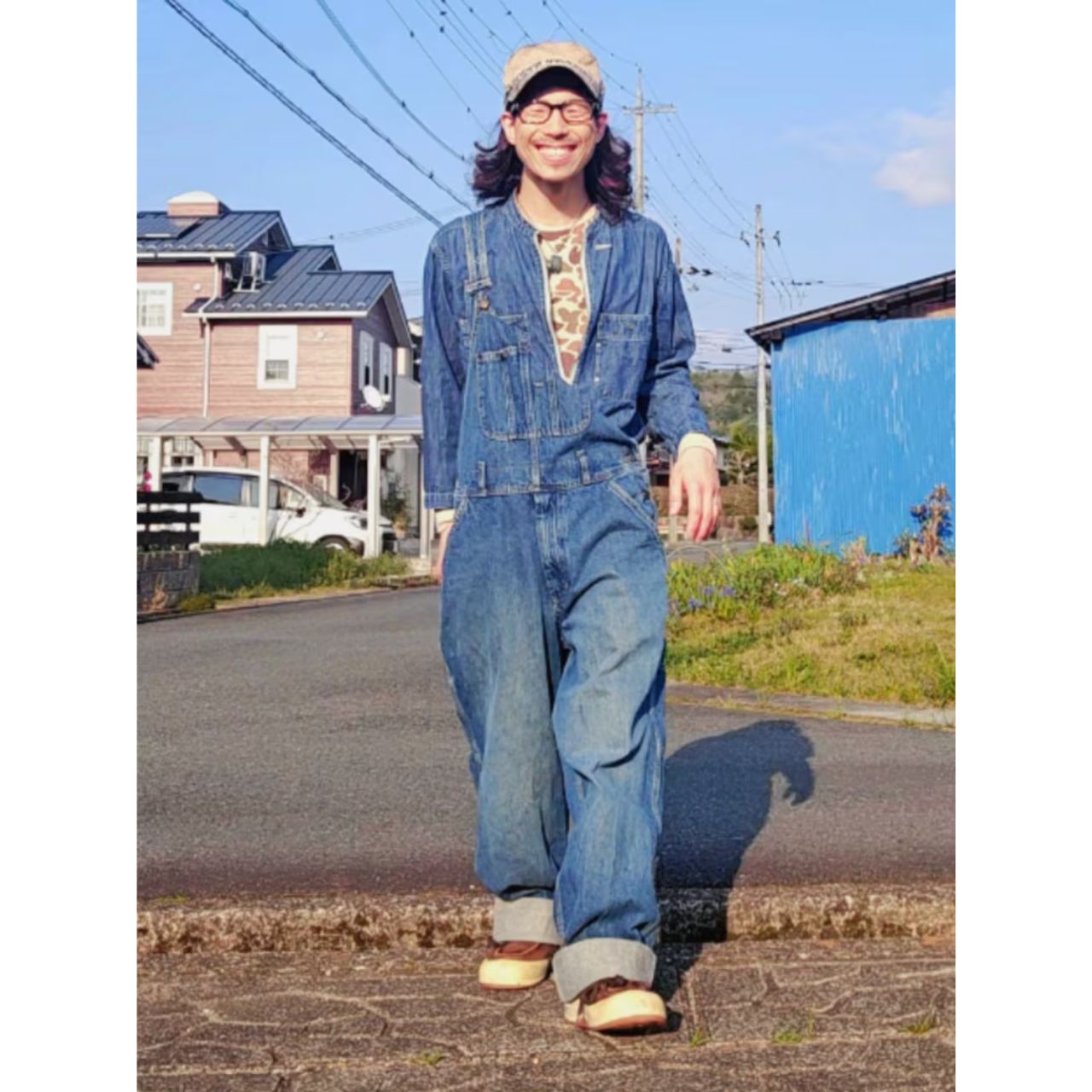 メンズのドッグタグネックレスのダサくないおしゃれなコーディネート例