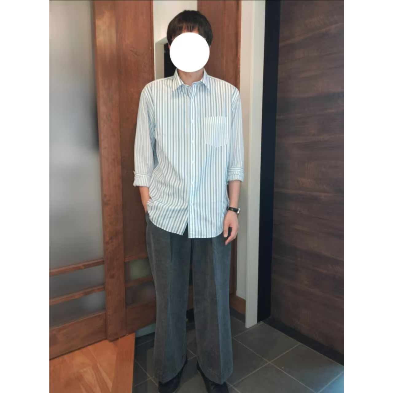 メンズのFHBの時計のおしゃれなコーディネート例