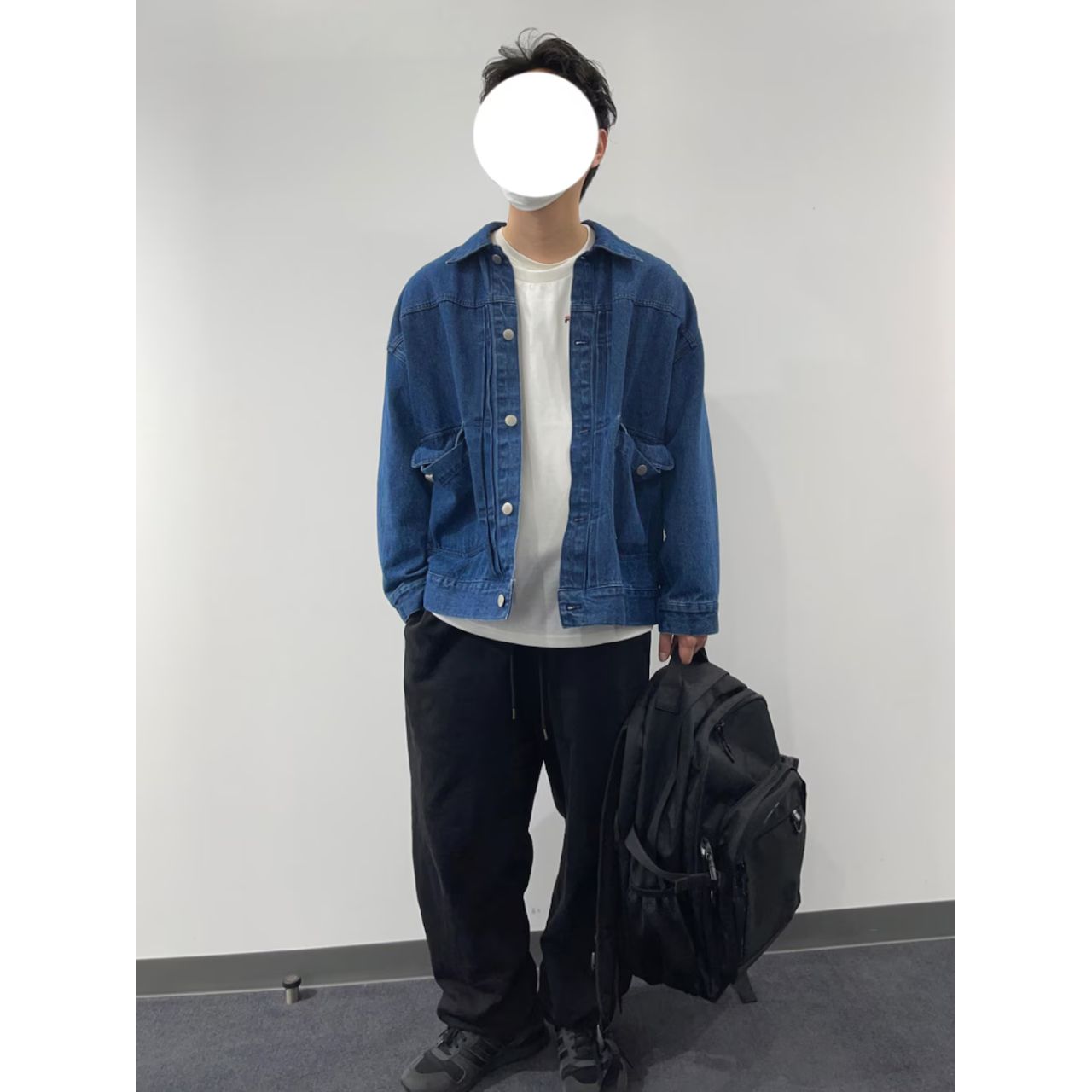 メンズのフィラ リュックのダサくないおしゃれなコーディネート例