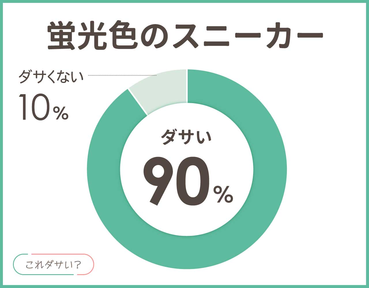 蛍光色のスニーカーはダサいしヤンキー？メンズ•レディースのコーデ8選！