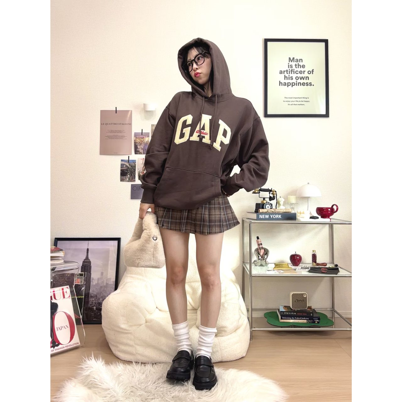 レディースのGapのダサくないおしゃれなコーディネート例
