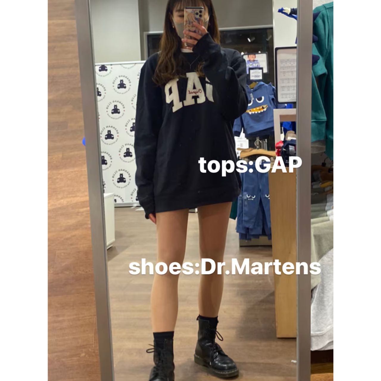 レディースのGapのダサくないおしゃれなコーディネート例
