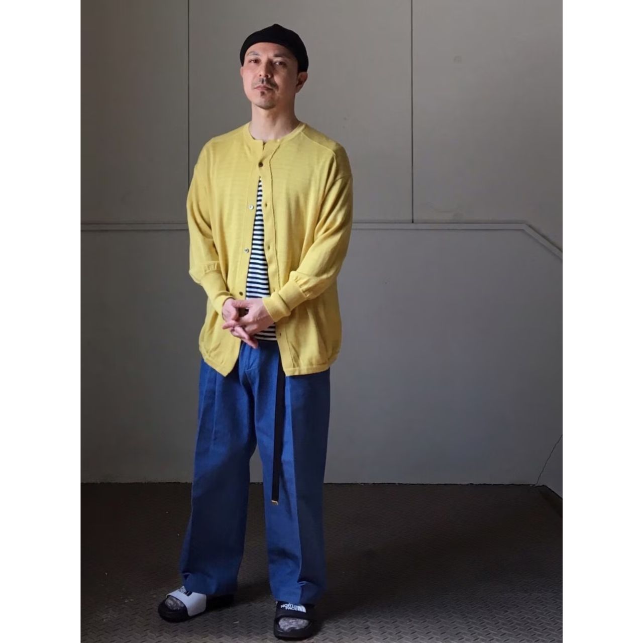 メンズのgiベルトのダサくないおしゃれなコーディネート例
