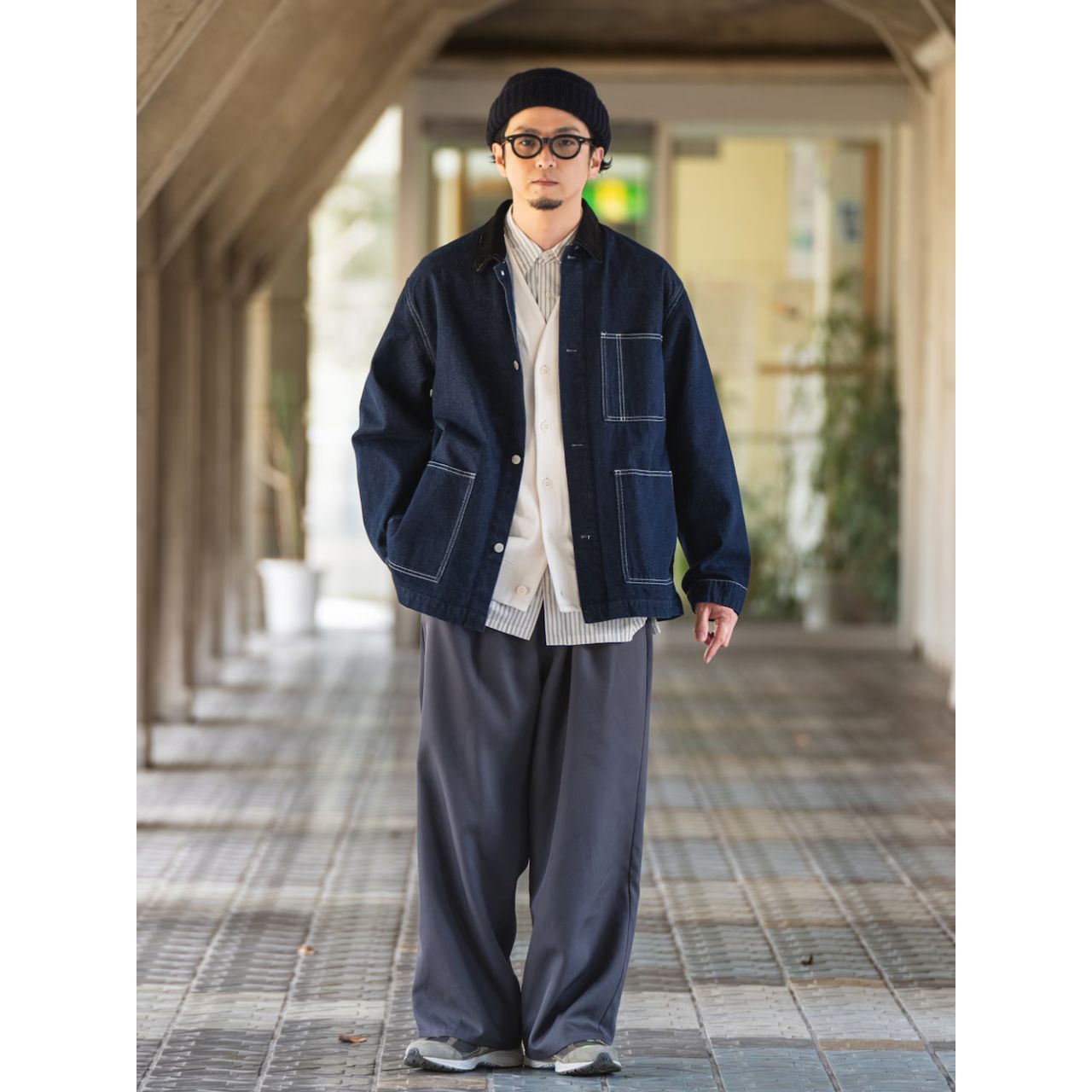 メンズのグラフペーパーのダサくないおしゃれなコーディネート例