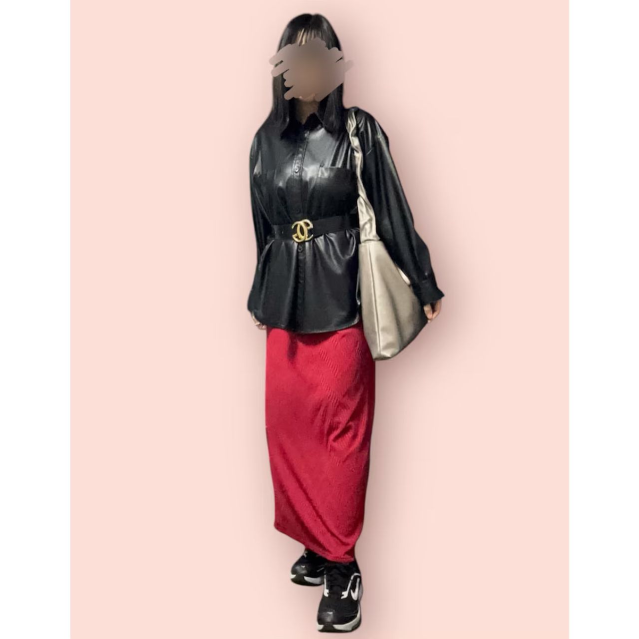 レディースのGucciのベルトのおしゃれなコーディネート例
