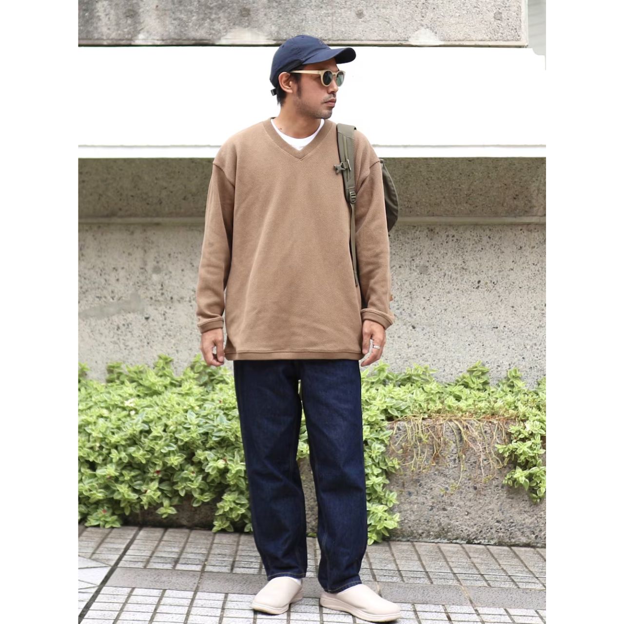メンズのホグロフスのリュックのダサくないおしゃれなコーディネート例