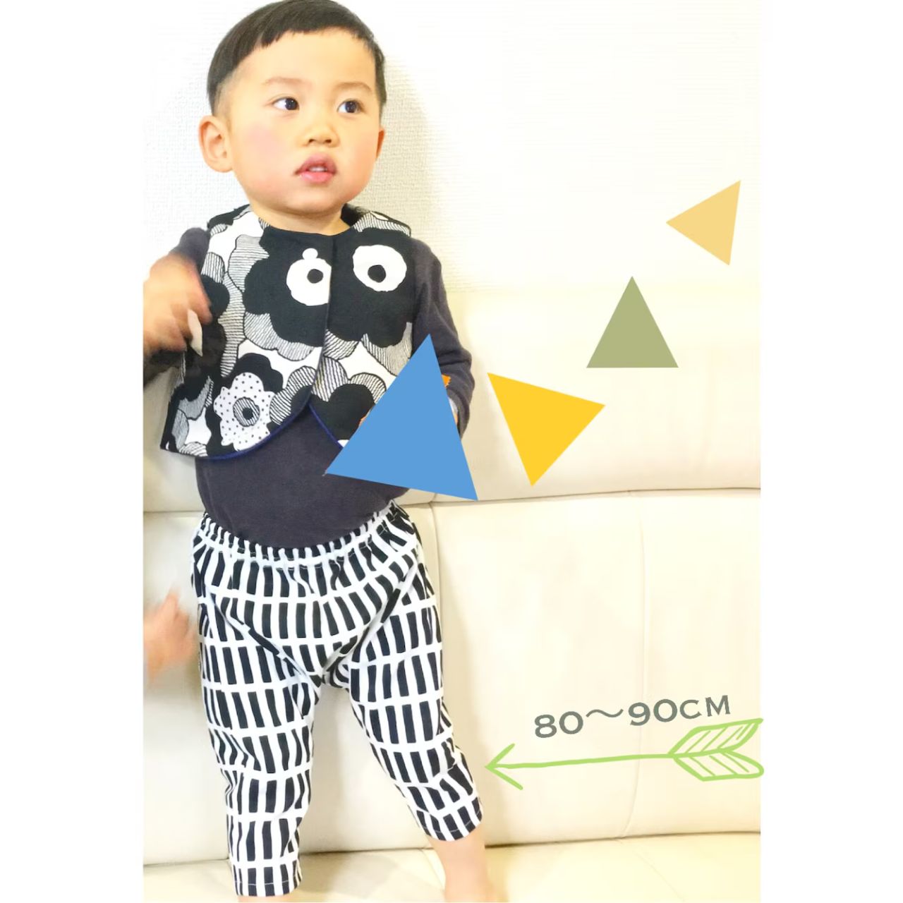メンズの手作りの子供服のダサくないおしゃれなコーディネート例
