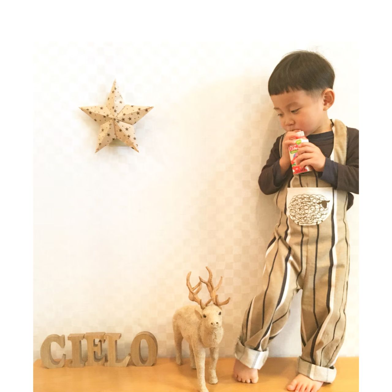 メンズの手作りの子供服のダサくないおしゃれなコーディネート例
