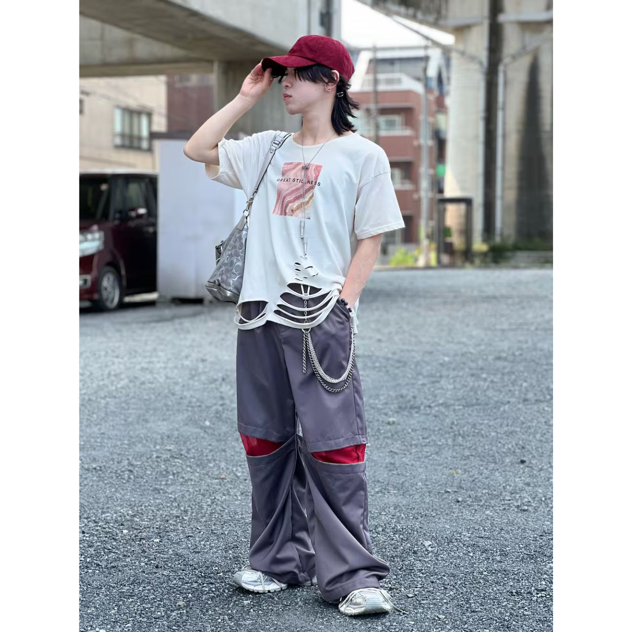 メンズの高校生でCOACHのダサくないおしゃれなコーディネート例

