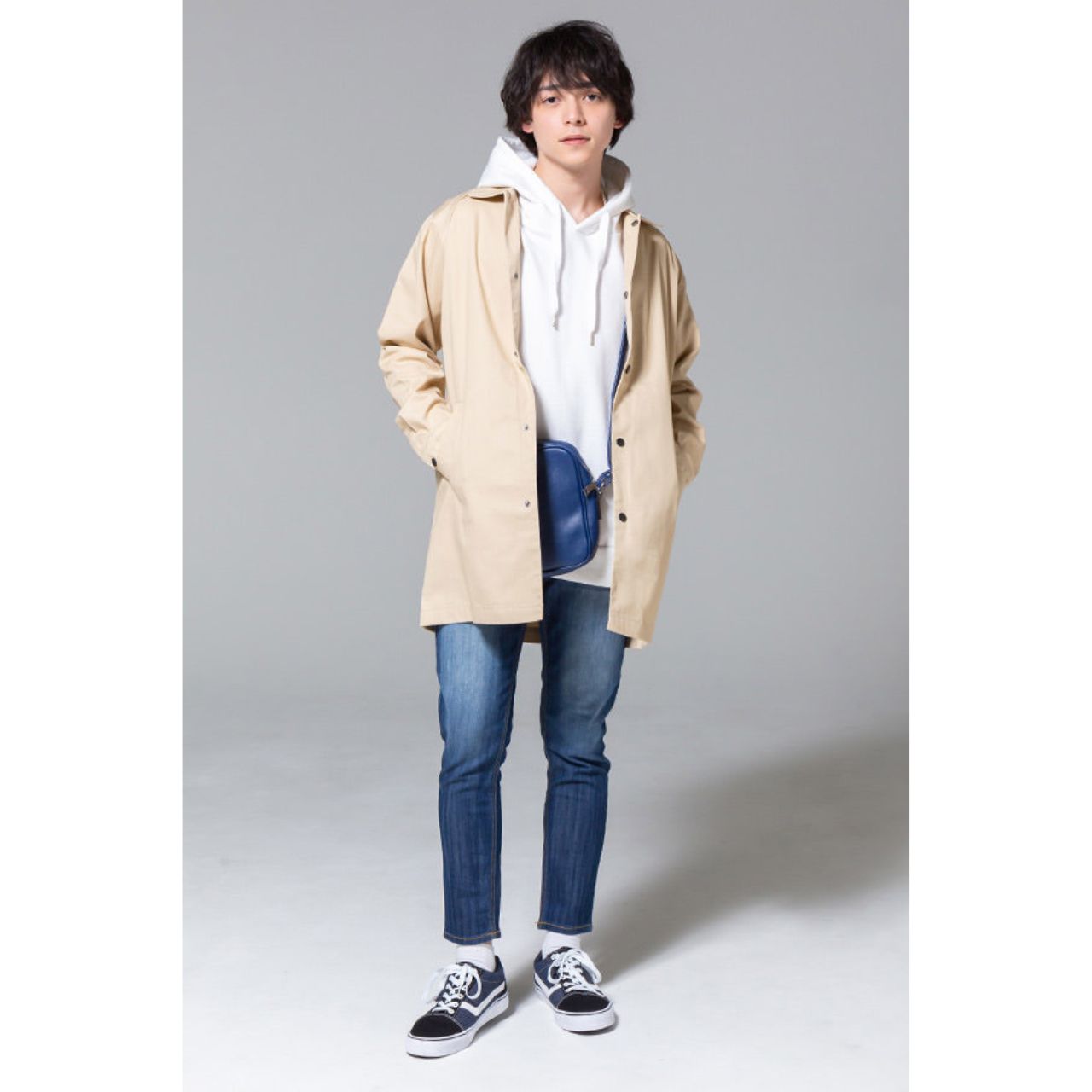 メンズの高校生でCOACHのダサくないおしゃれなコーディネート例