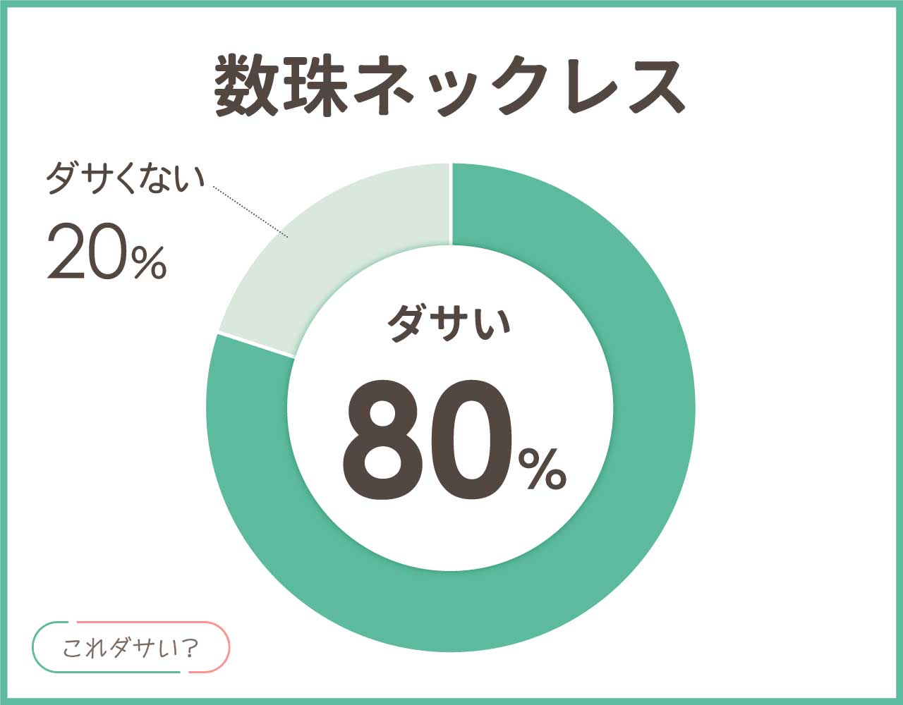 数珠ネックレスはダサいし流行遅れ？おしゃれ＆かっこいいコーデ8選！