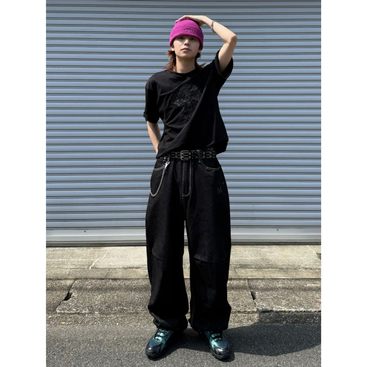 メンズのニットキャップのダサくないおしゃれなコーディネート例
