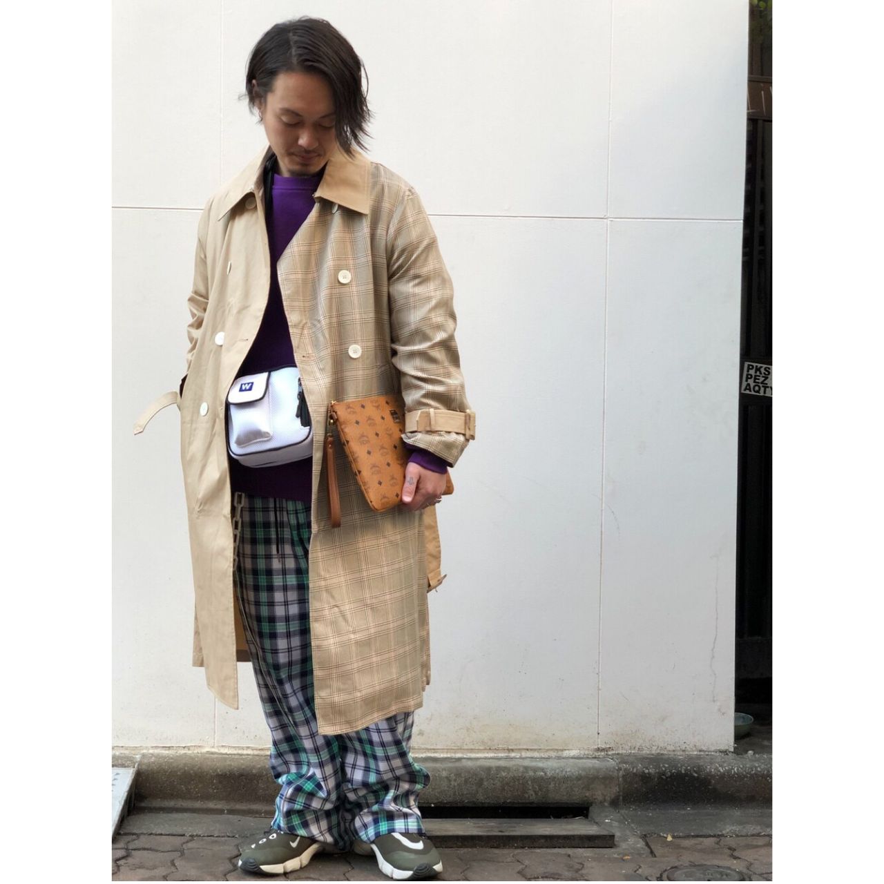メンズのMCMのリュック・バッグのダサくないおしゃれなコーディネート例
