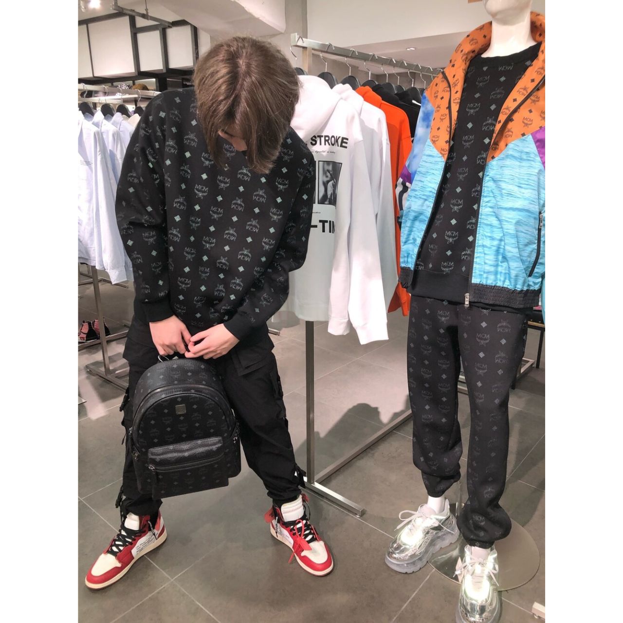 メンズのMCMのリュック・バッグのダサくないおしゃれなコーディネート例