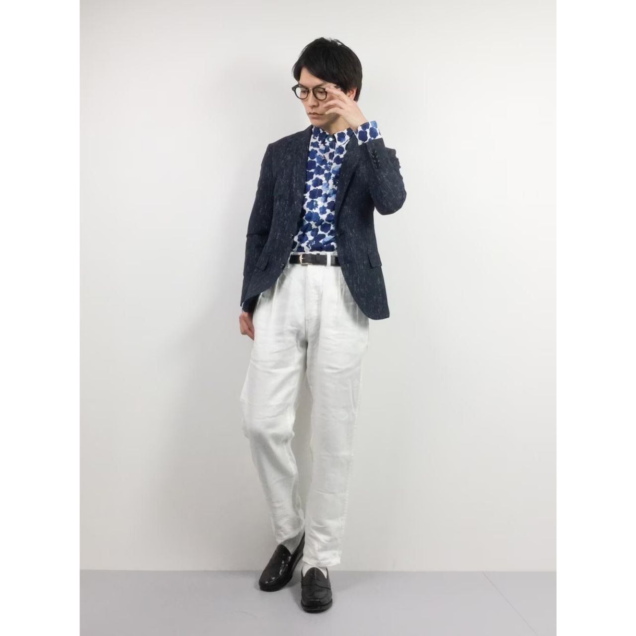 メンズのミッシェルクランオムのダサくないおしゃれなコーディネート例