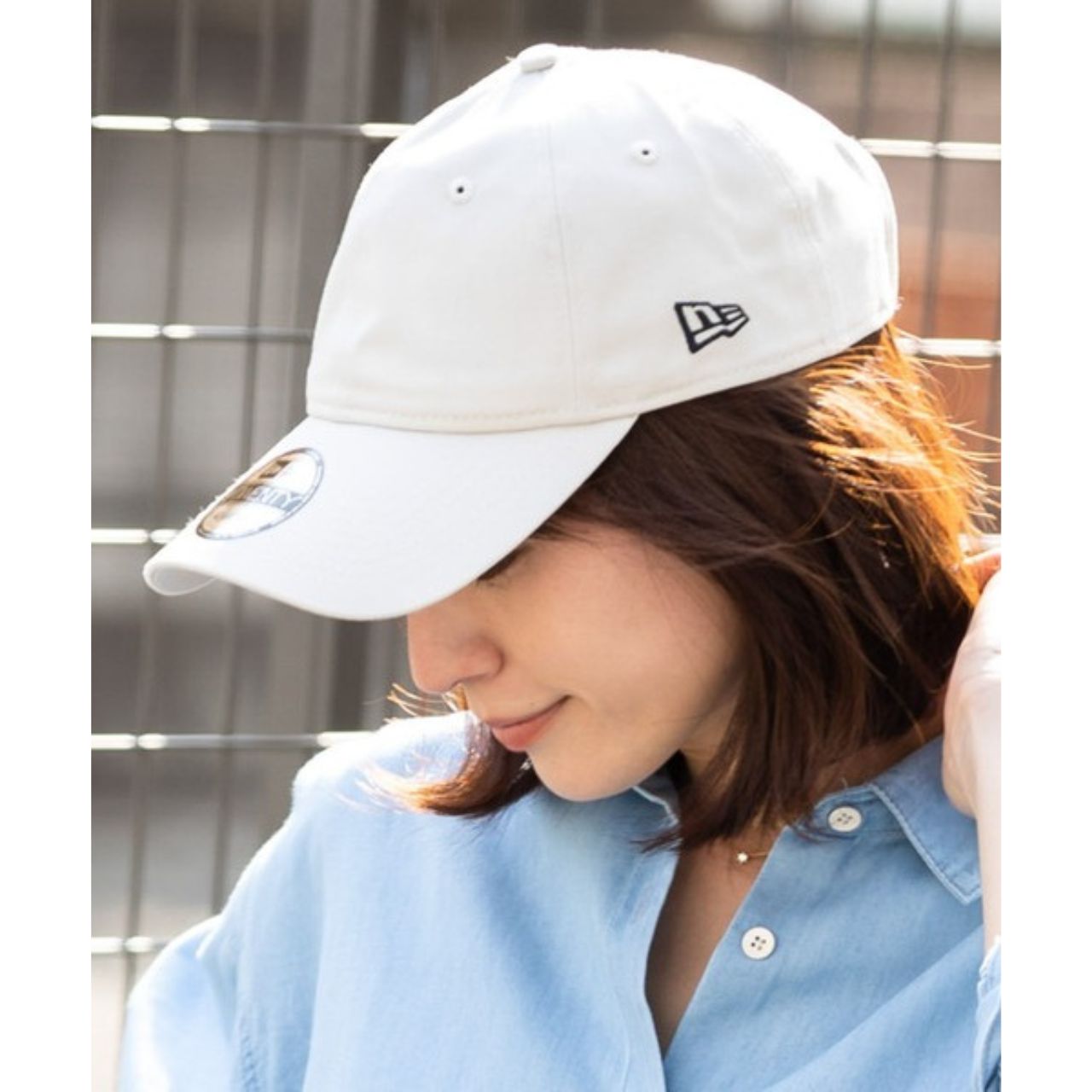 レディースのニューエラ(NewEra)無地のダサくないおしゃれなコーディネート例