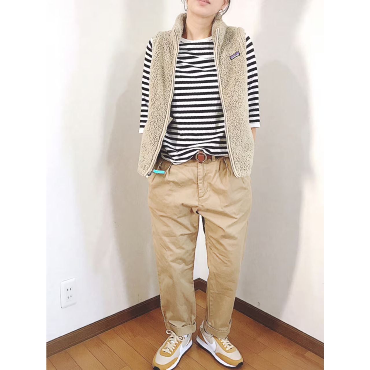 レディースのパタゴニアの服のダサくないおしゃれなコーディネート
