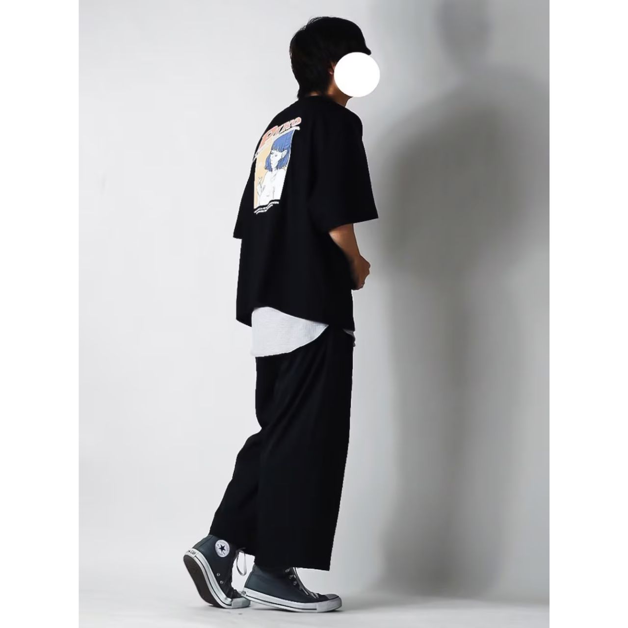 メンズのpikoのtシャツのダサくないおしゃれなコーディネート例
