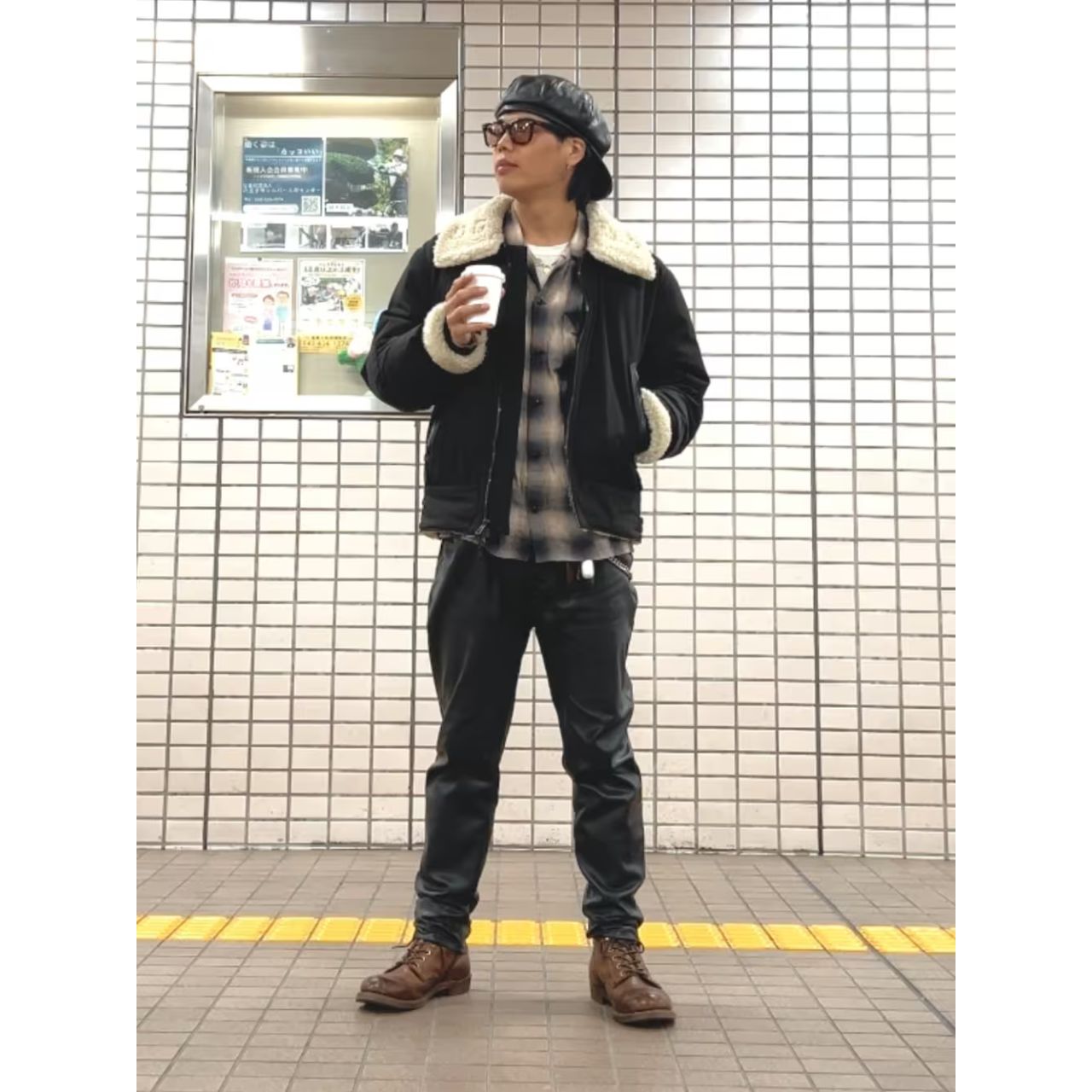 メンズのレッドウィングのダサくないおしゃれなコーディネート例