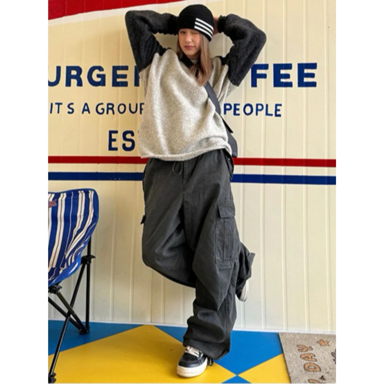 レディースのリックオウエンスのダサくないおしゃれなコーディネート例
