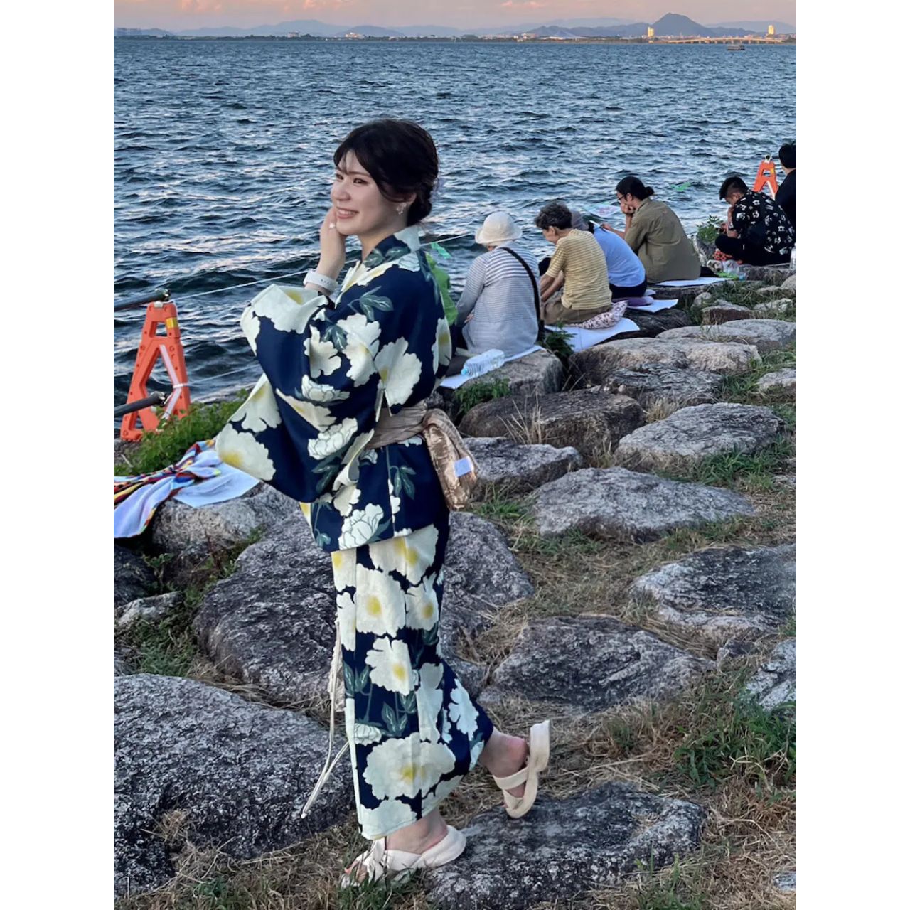 レディースのセパレート浴衣のダサくないおしゃれなコーディネート例