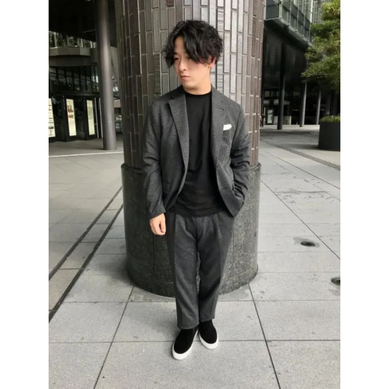 メンズの低身長でスーツのダサくないおしゃれなコーディネート例