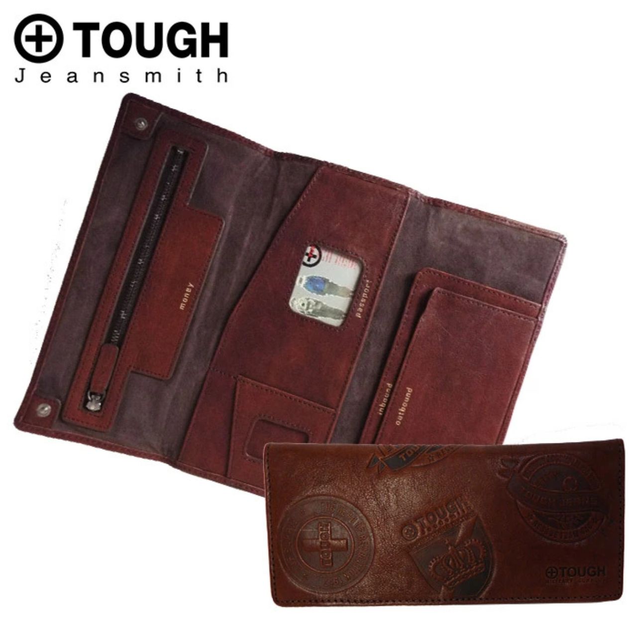 メンズのTOUGH（タフ）の財布のダサくないおしゃれなコーディネート例