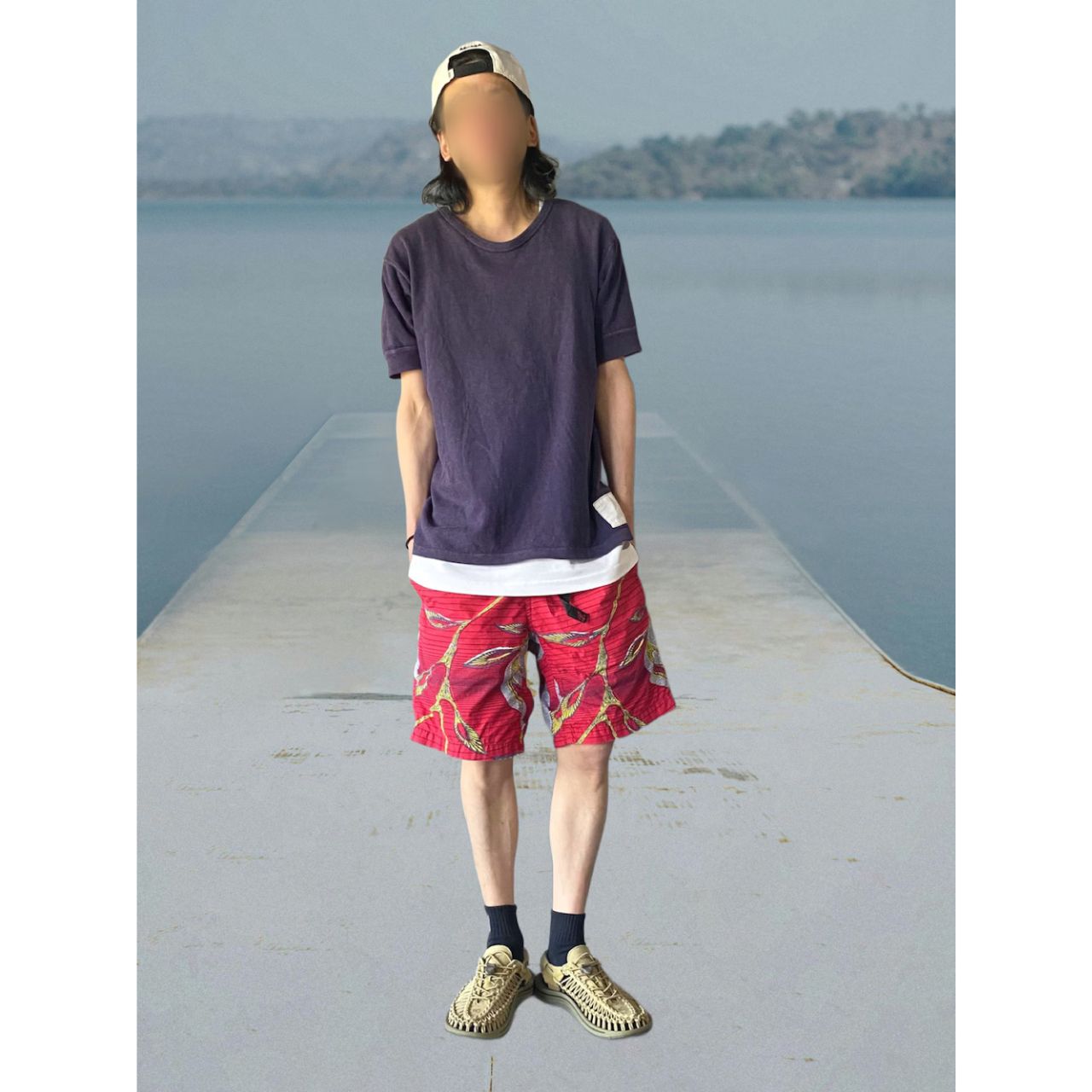 メンズのVANSのキャップのダサくないおしゃれなコーディネート例